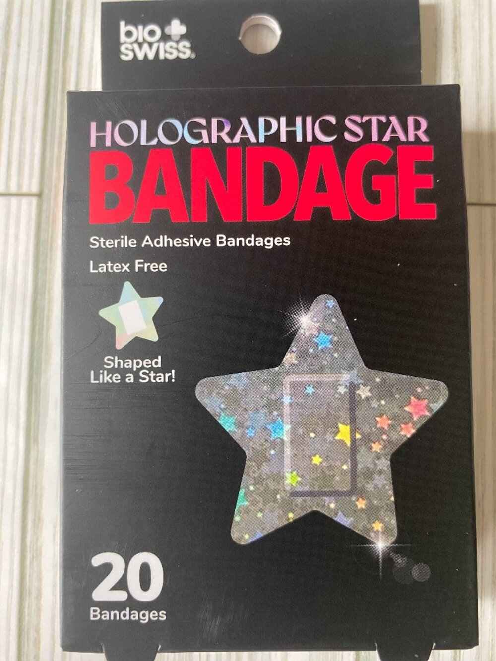 *CLOSET CLOSING* 10/$10  BioSwiss Holographic Star Bandages